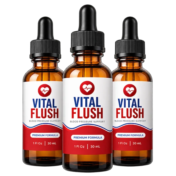 Three bottles of Vital Flush